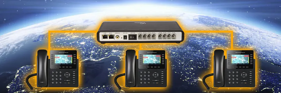 Implementación de centrales telefónicas con instalación de servidores IP-PBX